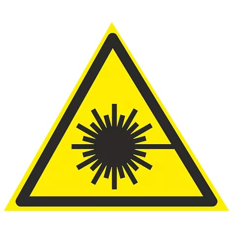 предупреждающие знаки безопасности Опасно. Лазерное излучение